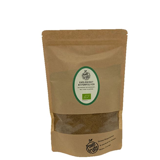 Ekologiskt Nyponpulver, 500 g Økologisk Nypepulver 500 g
