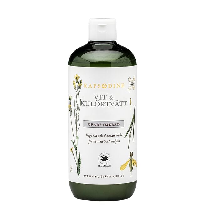 Vit & Kulörtvätt Oparfymerat 750 ml Hvit og farget klesvask Uparfymert 750 ml
