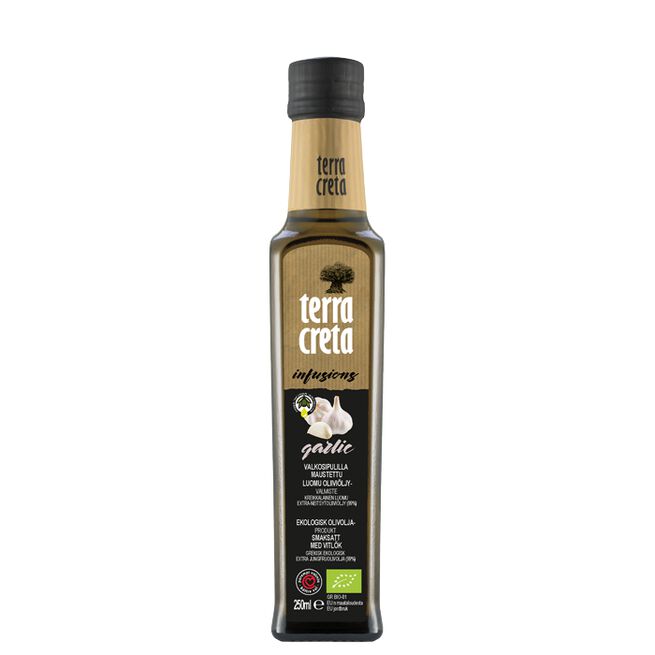 Terra Creta Ekologisk Extra Virgin Olivolja Vitlök 250 ml