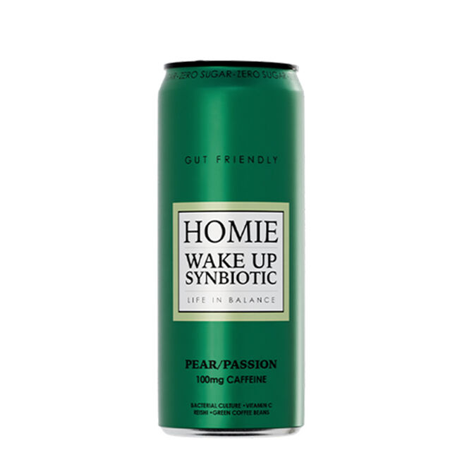 Homie Wake Up Synbiotic pear/passion 33 cl Wake Up Synbiotic Pære Pasjonsfrukt 33 cl Pear/passion