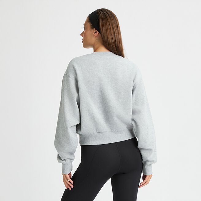 Soft Sweatshirt, Grey Melange, L  Collegegenser Grå