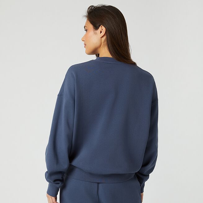 Björn Borg Studio Oversized Crew, Nightshadow Blue Studio Oversized Genser Blå