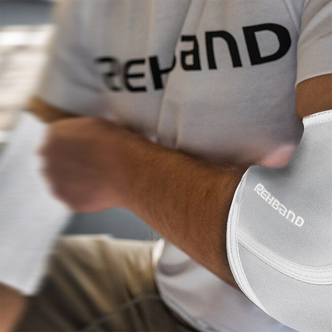 RX Elbow Sleeve 5mm Arctic/White, L  RX Albustøtte 5mm Hvit