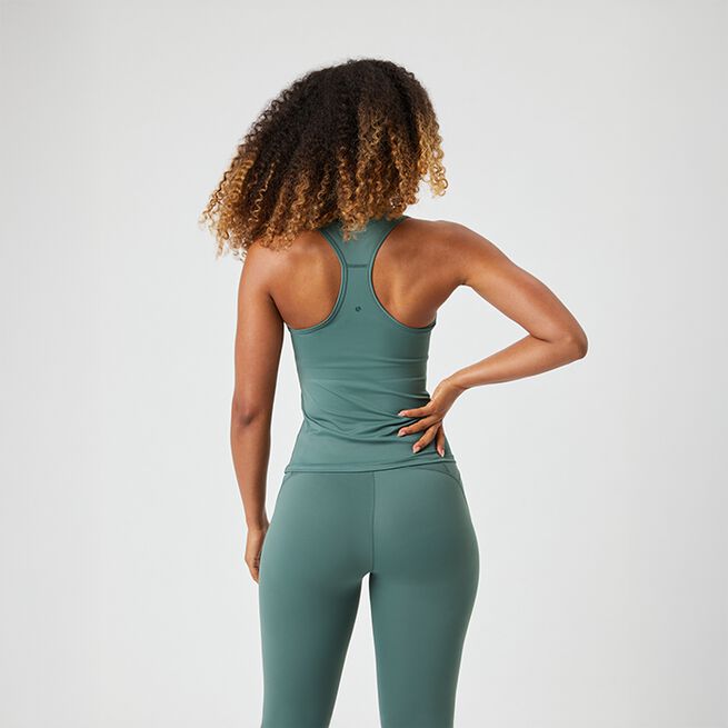 Borg Soft Racerback Tank Top, Balsam Green, L  Borg Soft Racerback Linne Grön
