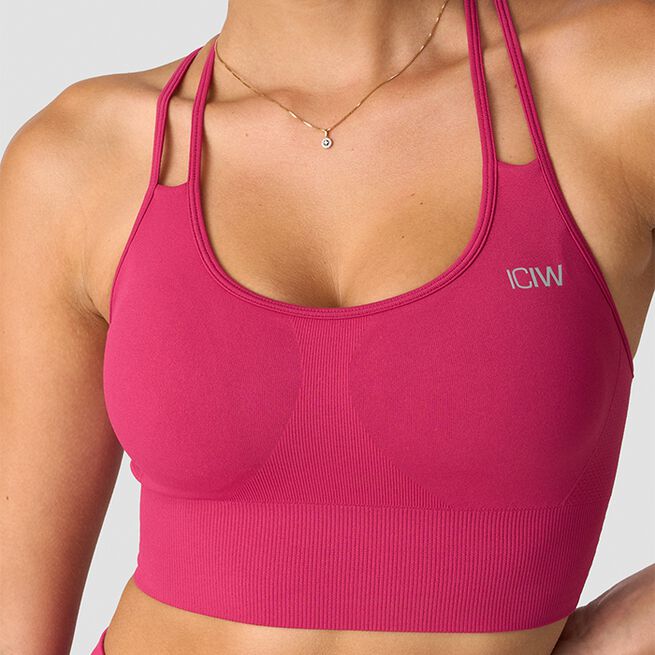 ICIW Define Seamless Sports Bra, Dark Pink Define Seamless Sport-bh Mørkerosa
