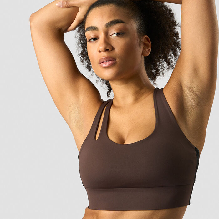Stance Sports Bra, Dark Brown