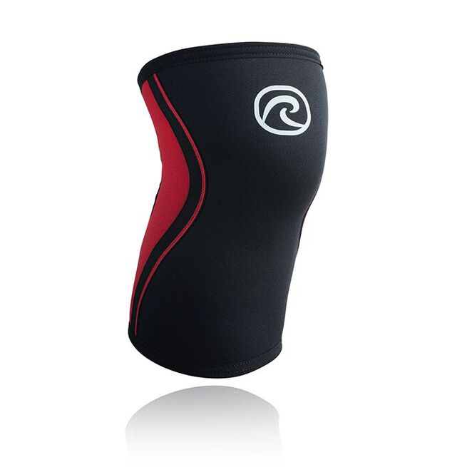 RX Knee Sleeve, 3mm, Black/Red, XS RX Knestøtte 3mm Svart/Rød