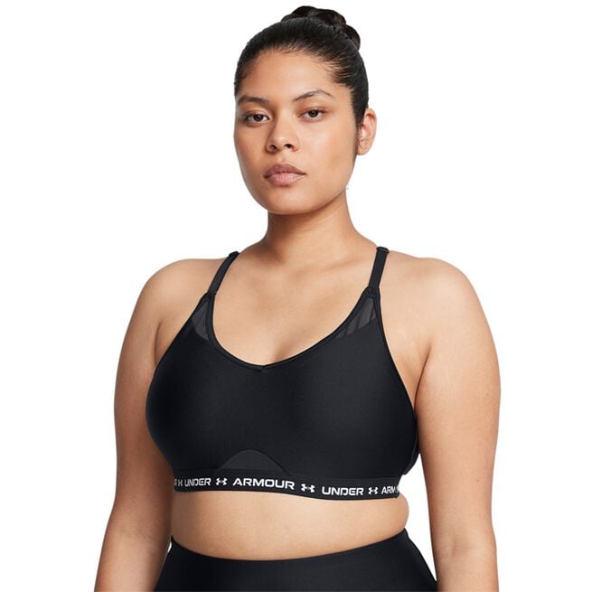 Crossback Low Bra, Black, L Crossback Low Sports-BH Svart