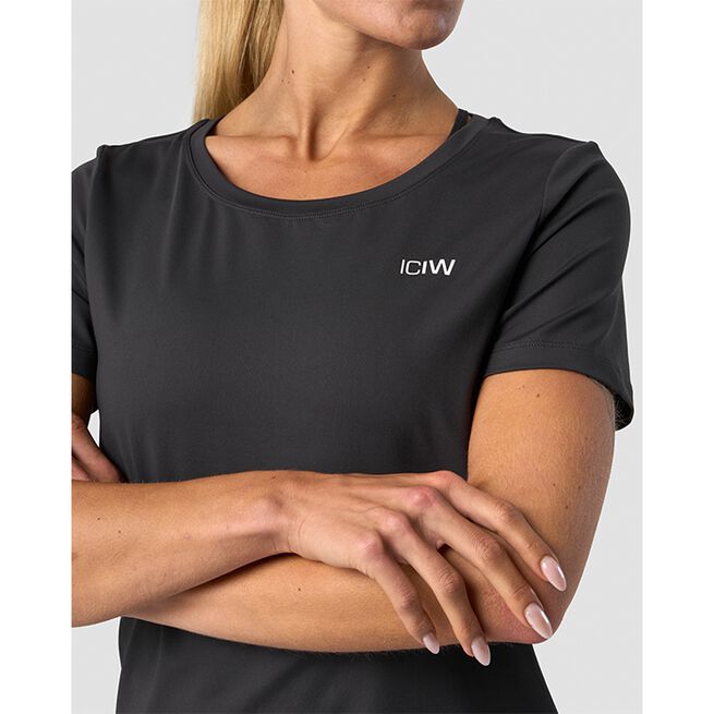 Training T-shirt Wmn, Dark Grey, XS  Training T-shirt Grå