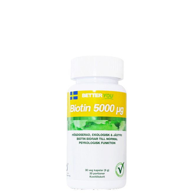 Biotin 5000 100 kapslar Biotin 5000 100 kapsler