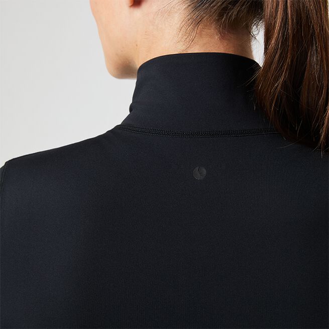 Borg Soft Zip Midlayer, Black Beauty, L  Borg Soft Zip Tröja Svart