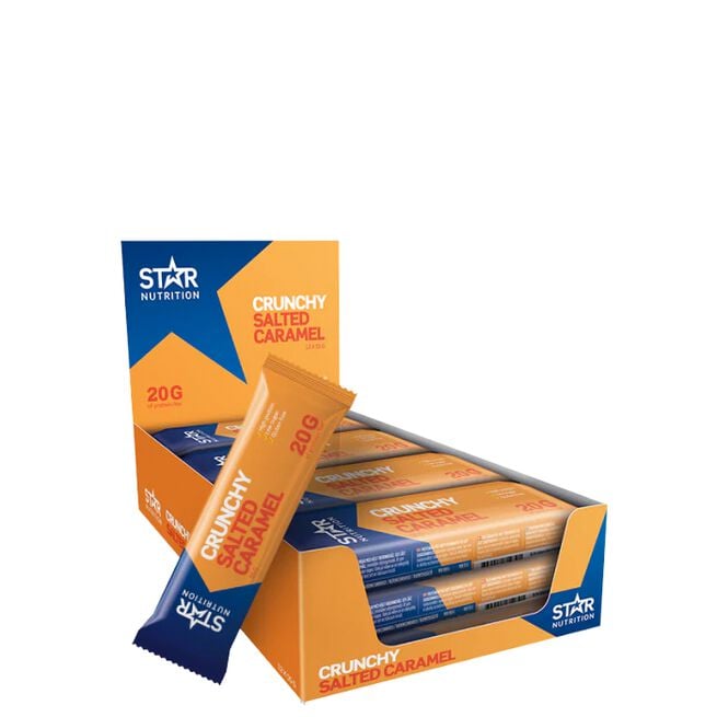 12 x Star Nutrition Protein Bar 55 g Salted Caramel 12 x Proteinbar 55 g Salted Caramel