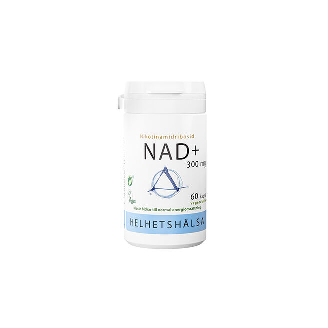 NAD+ 300mg 60 kapslar NAD+ 300mg 60 kapsler