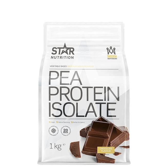 Star nutrition pea protein isolate Chocolate Erteproteinisolat 1 kg Chocolate