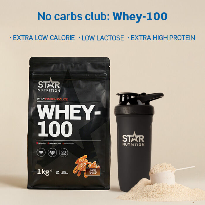 Whey-100 Myseprotein 1 kg Salted Caramel