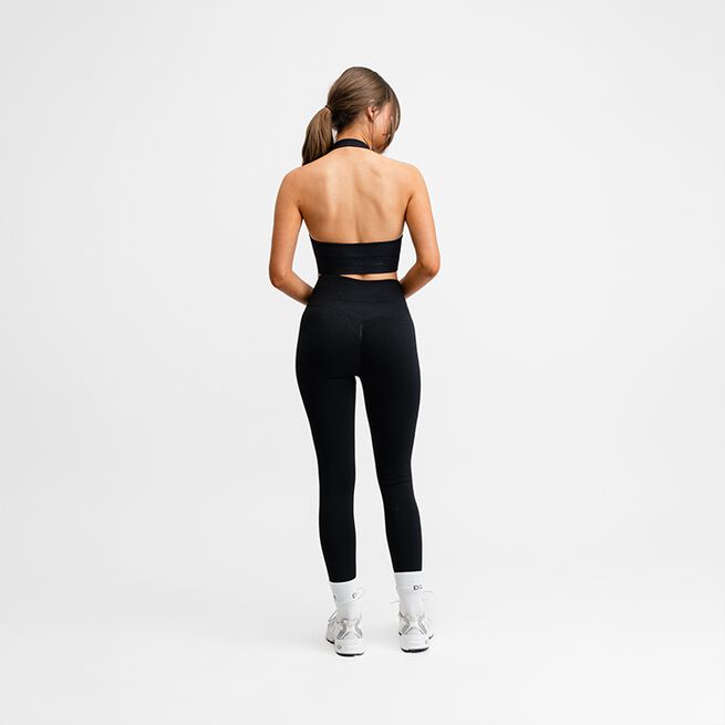 Seamless Scrunch Tights, Black, XS  Treningstights Svart