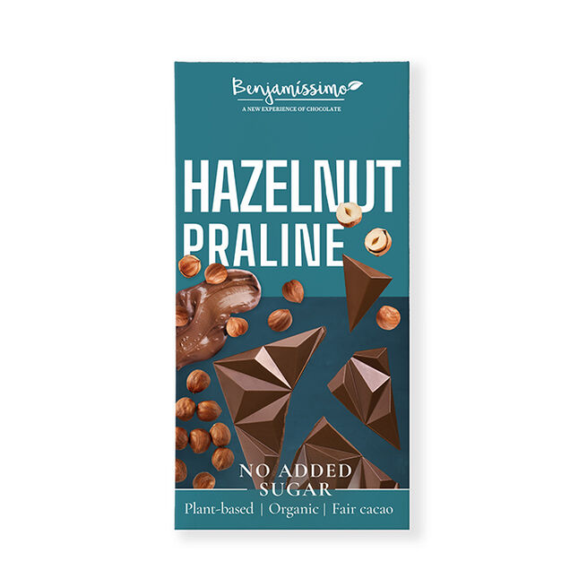 Hazelnut Praline 60 g Sjokoladepralin sukkerfri 70 g