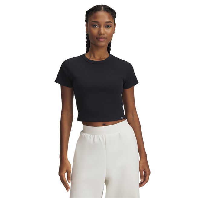 Rival Rib Baby Tee, Black, L Rival T-shirt Svart