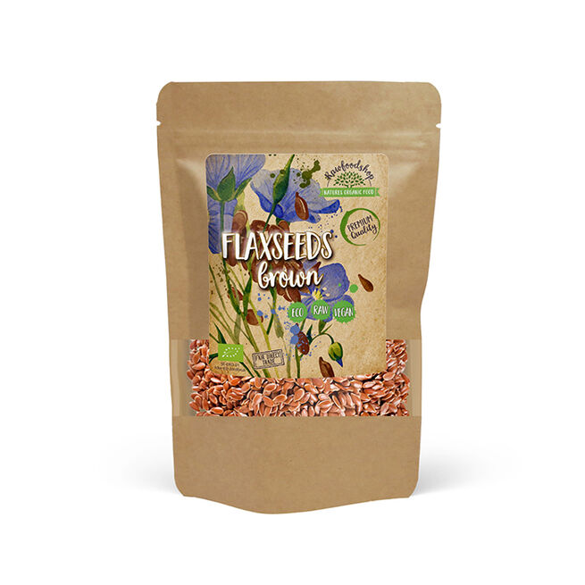 Linfrø Brune ØKO, 500 g Linfrø Brune ØKO, 500 g