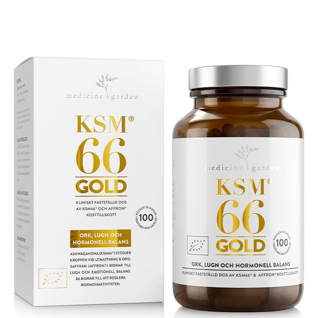 MedicineGarden KSM66 GOLD 100 EKO 100 kapslar KSM66 GOLD 100 EKO, 100 kapsler