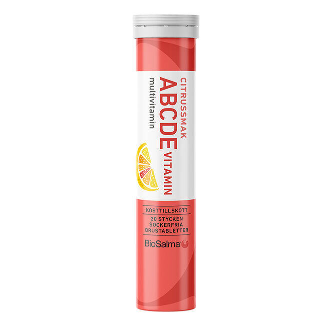 ABCDE-vitamin Citrus 20 brustabletter ABCDE-vitamin Sitrus 20 brustabletter