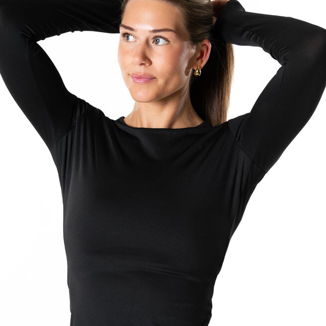 Relode Clean Longsleeve, Black Clean Treningstrøye Svart