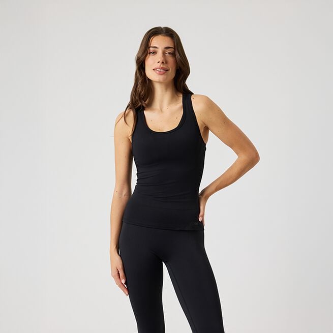 Borg Soft Racerback Tank Top, Black Beauty, L Borg Soft Racerback Linne Svart
