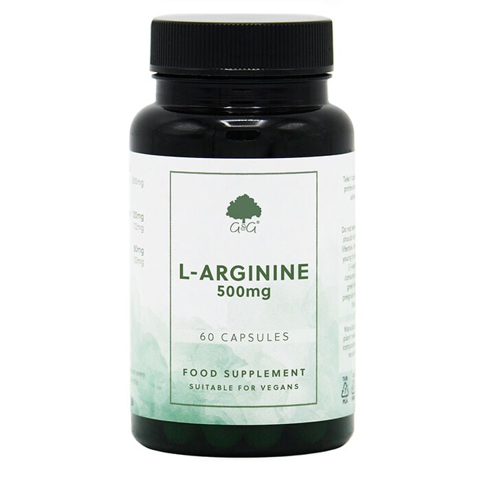 L-arginin 500 mg 60 kapsler