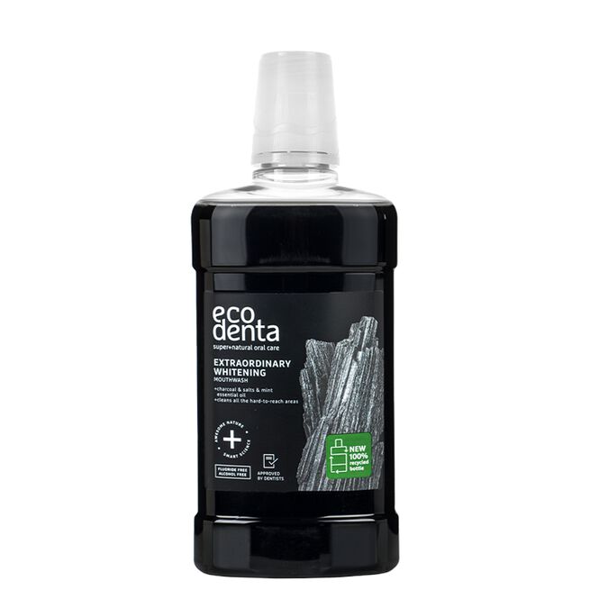 Extraordinary Whitening Charcoal Munskölj 500 ml Extraordinary Whitening Charcoal Munnskyllevann 500 ml