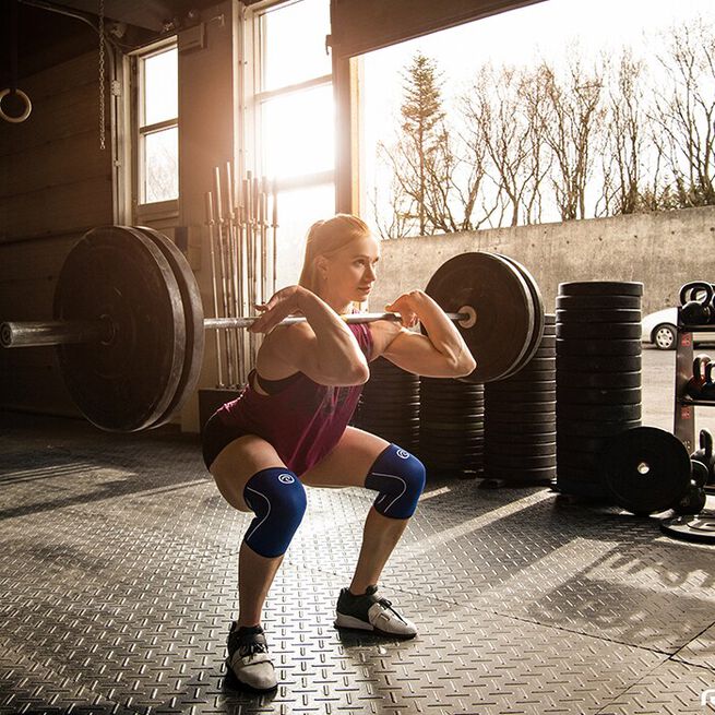 RX Knee Sleeve, 5mm, Navy/Black, XL  RX Knestøtte 5mm Blå/Svart