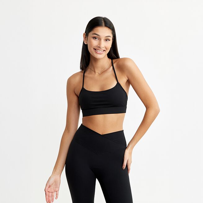 Ultimate Mini Strap Bra, Black, XS  Sport-BH Svart