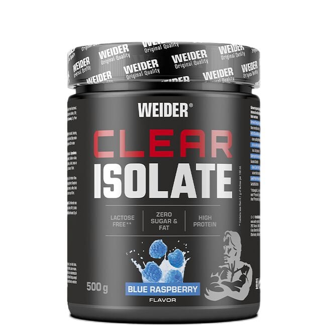 Weider Clear Isolate 500 g Blue Raspberry Clear Isolate Myseproteinisolat 500 g Blue Raspberry