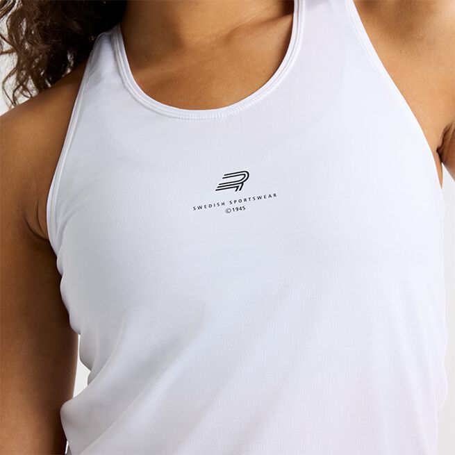 Motion Racerback, White, L Motion Racerback Linne Hvit