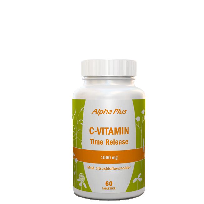 C-vitamin Time Relase 1000mg, 60 tabletter