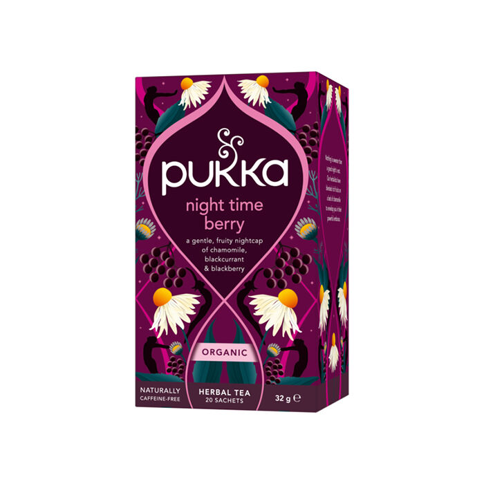 Urte-te Night Time Berry &Oslash;KO 20 stk Night Time Berry