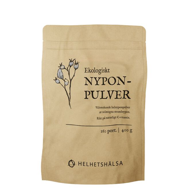 Helhetshälsa Nyponpulver EKO 400 g Nypepulver ØKO 400 g