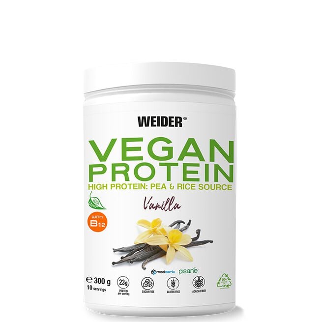 Weider Vegan Protein 300 g Vanilla Vege Protein Vegansk Proteinpulver 300 g Vanilla