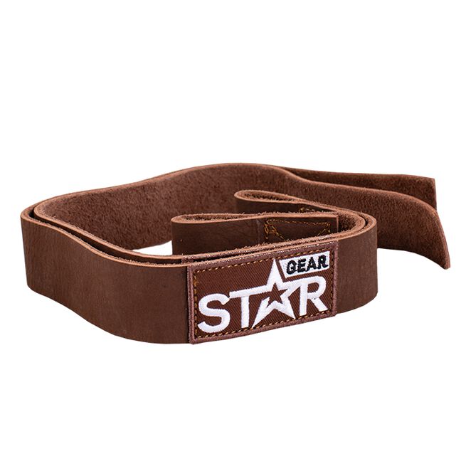 Star gear Lifting straps brown Star Gear Lifting Straps Lær