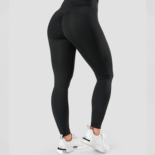 Scrunch V-shape Tights, Black, L  Scrunch V-shape Tights, Black