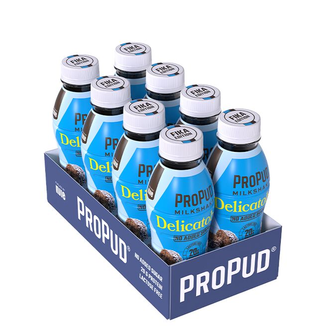 8 x ProPud Protein Milkshake, 330 ml, Delicatoboll  8 x ProPud Protein Milkshake, 330 ml Delicatoboll