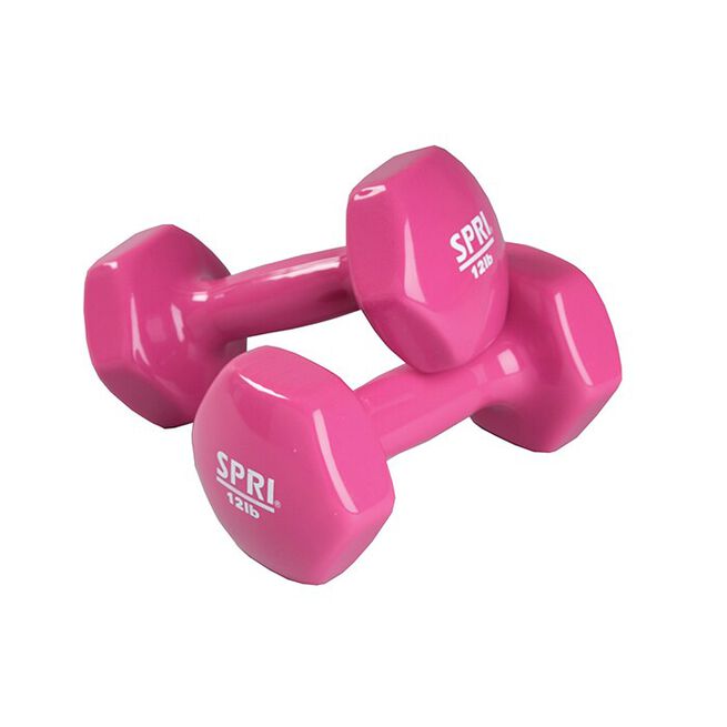 Dumbbells Vinyl, pair - 5,4 kg 