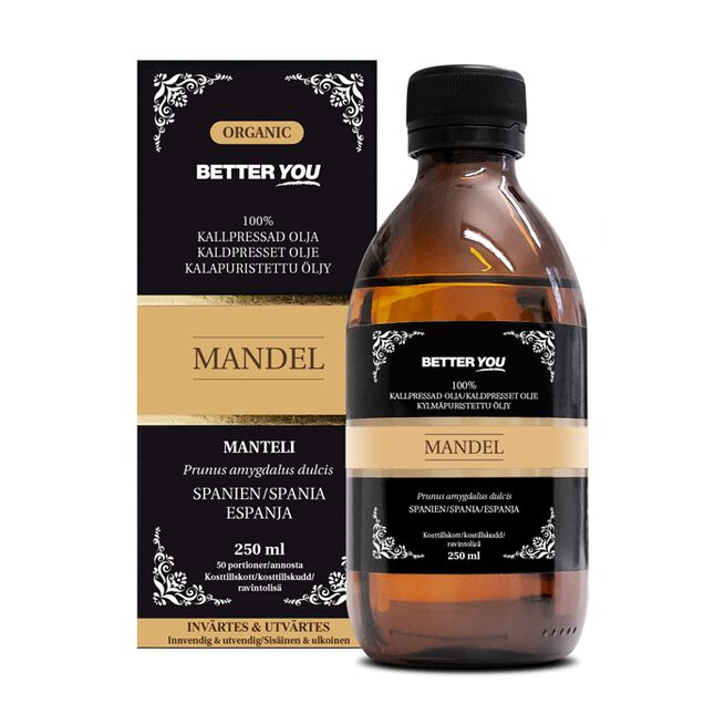 Better You Mandelolja Kallpressad 250 ml Mandelolje Kaldpresset 250 ml