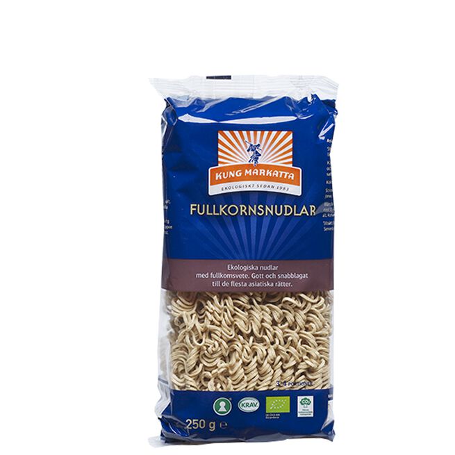 Fullkornsnudlar 250 g Fullkornsnudler 250 g