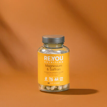 Magnesium + Saffran 100 kapsler