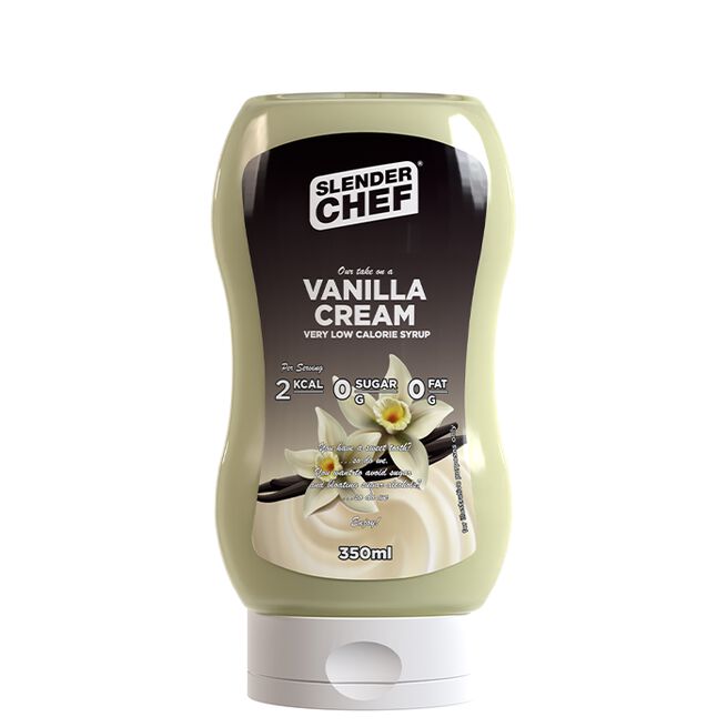 Vanilla Cream Syrup, 350 ml Lavkalori Sjokoladesaus 350 ml Vanilla Cream
