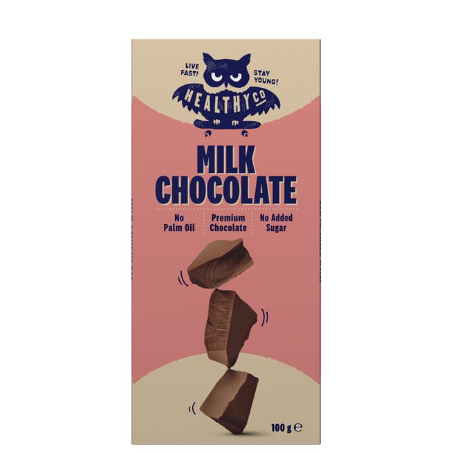 HealthyCo Milk Chocolate 100 g Sjokoladekake 100 g Milk Chocolate