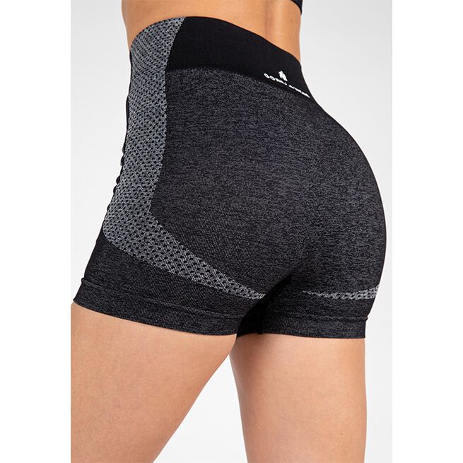 Selah Seamless Shorts, Black, XS/S  Selah Seamless Shorts, Black