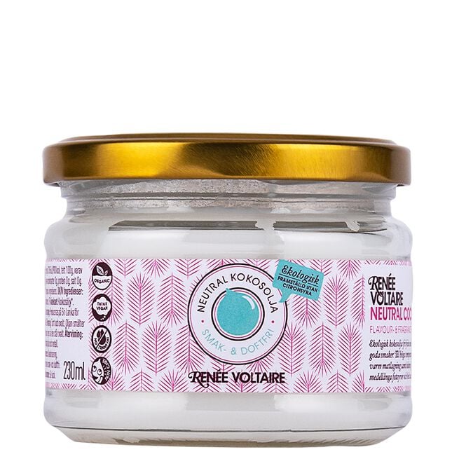 Premium Kokosolje Nøytral, 230 ml  Nøytral Kokosolje Smak Og Duftfri 230 ml Kokos