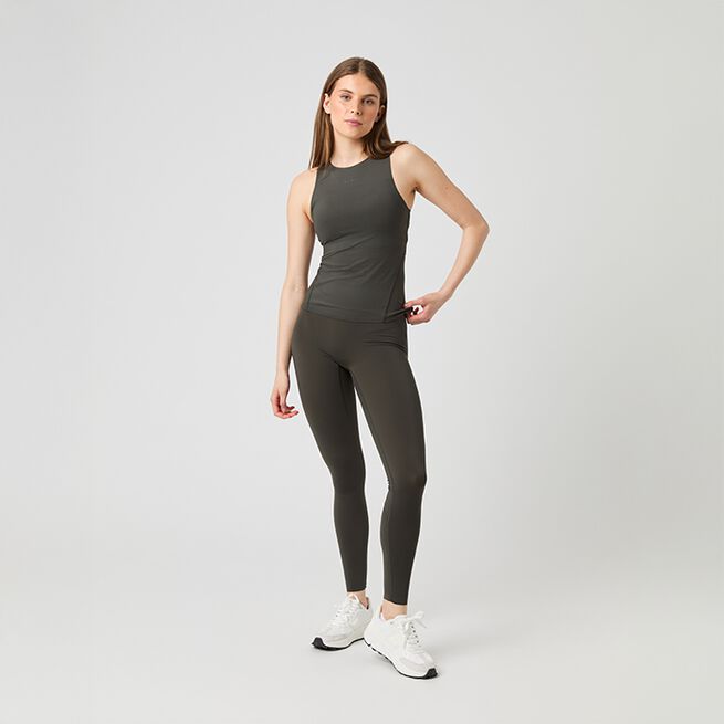 Studio 2 In 1 Tank, Peat, XS  2 i 1 Singlet Peat