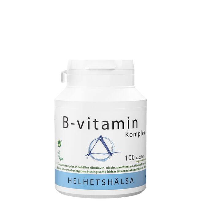 B-vitamin Komplex, 100 kapsler  B-vitamin Komplex 100 kapsler